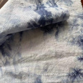 Soft Tie Dye Jacquard Printing Linen Tencil Fabric